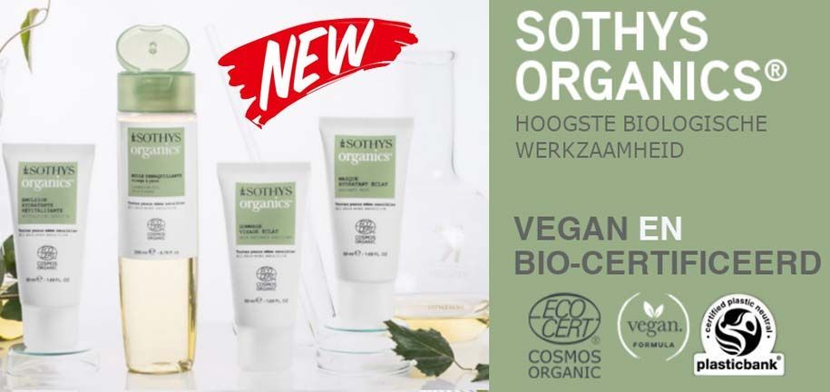 Продукты Sothys Organics для ухода за кожей с натуральными ингредиентами