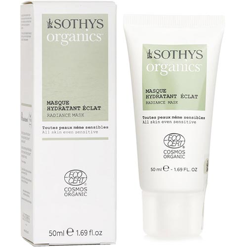 Увлажняющая маска для сияния Sothys Organics